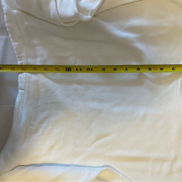 Zara - white knit crop sweatshirt - Picture 4 of 4